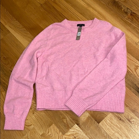 NWT J Crew Crewneck Super Soft Sweater in Pink - Picture 2 of 7